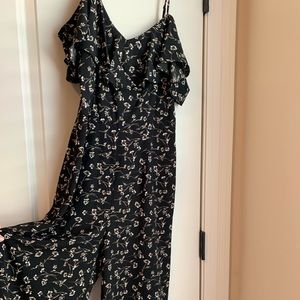 Floral Cropped Jumpsuit